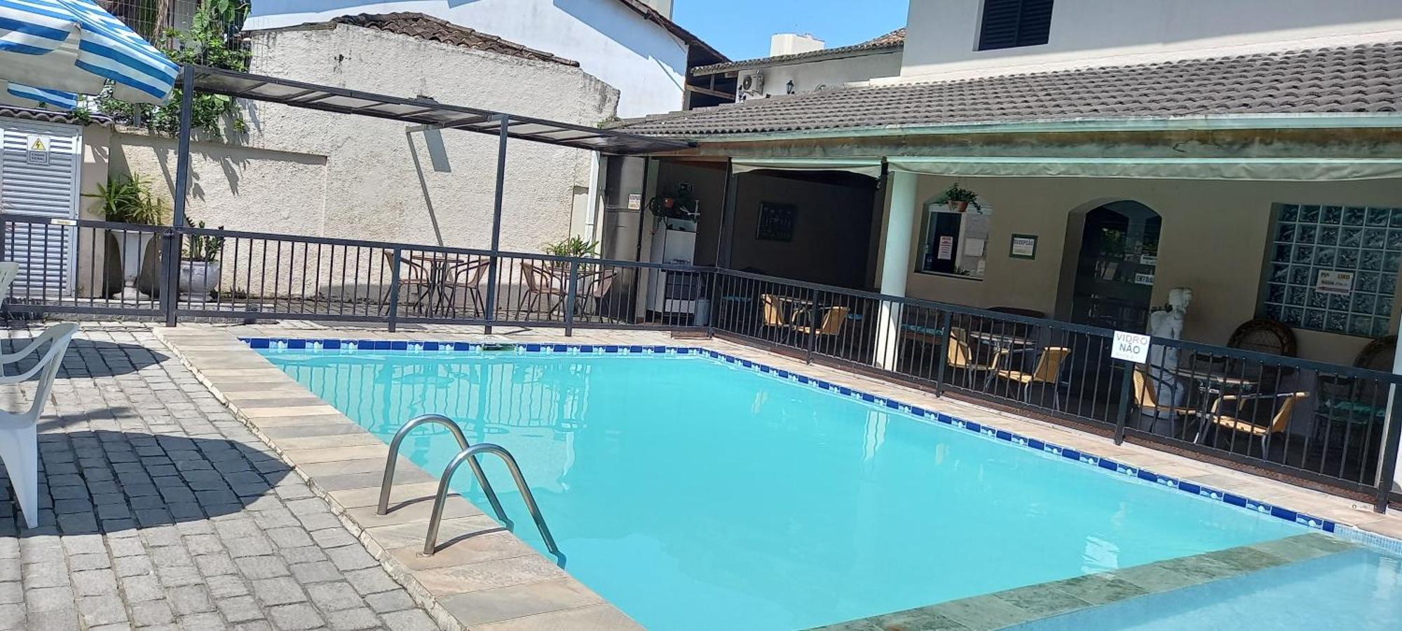 Pousada Parque Suites Estacionamento E Piscina Guarujá Exterior foto